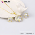 63445 Xuping Fashion Jewelry Элегантный красивый позолоченный комплект ювелирных изделий в горячих продажах